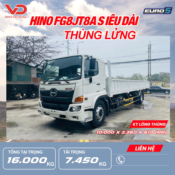 HINO VIỆT ĐĂNG - ĐẠI LÝ 3S XE TẢI HINO CHÍNH HÃNG GIÁ TỐT