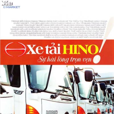 XE TẢI HINO - SỰ HÀI LÒNG TRỌN VẸN