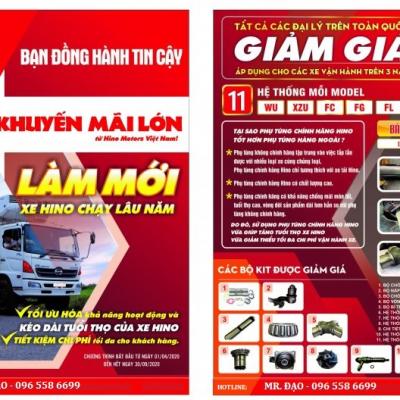 KHUYẾN MẠI LỚN LÀM MỚI XE TẢI HINO CHẠY LÂU NĂM